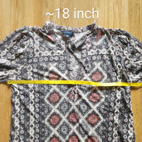 Lucky Brand Long Sleeve Top - Picture 8 of 10